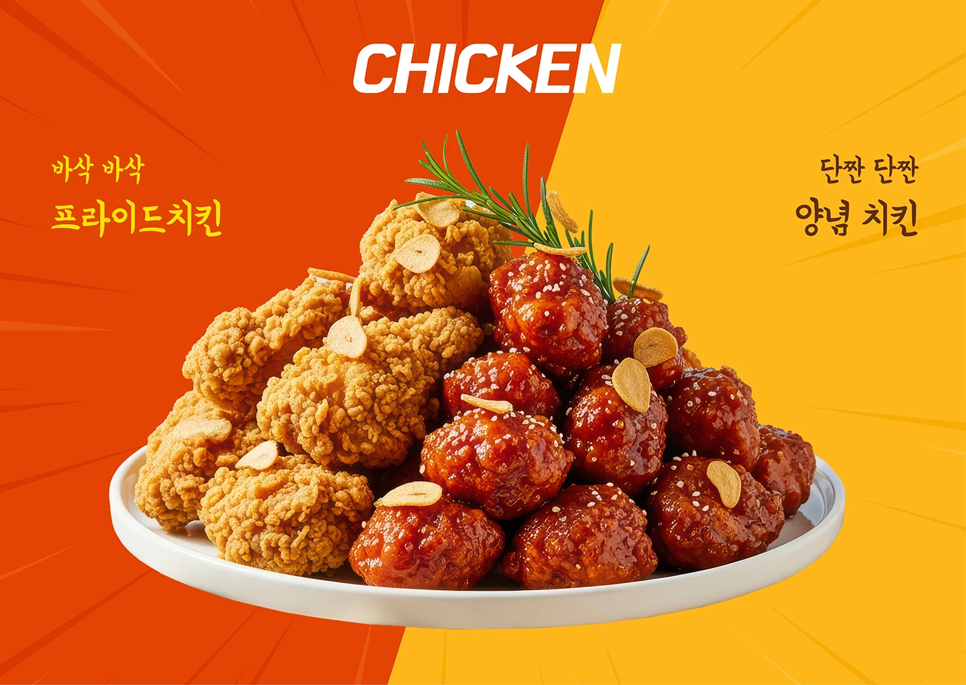 치킨은 [프라이드 vs 양념]
