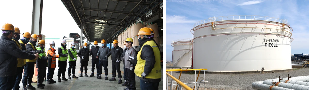 수지물류팀 TBM 활동 / 운영1팀 탱크 현장