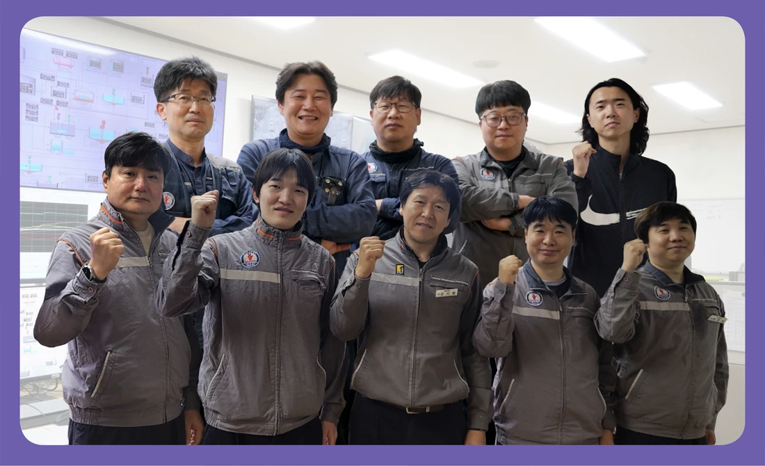 오늘도 맑고 자신있게! 운영1팀 ‘원천 분임조’ 오늘도 맑고 자신있게! 운영1팀 '원천 분임조'
